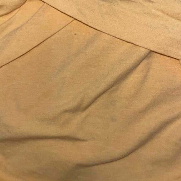 Sundance Yellow Ruched Tank Sleeveless Top V Neck Cotton Size Medium - Picture 4 of 4